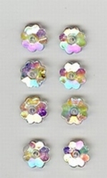 10 Glittertjes  8 mm