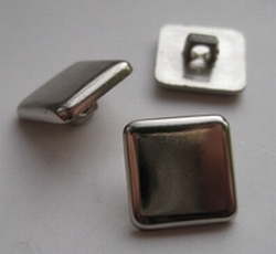 Silber-Knopf  12 mm