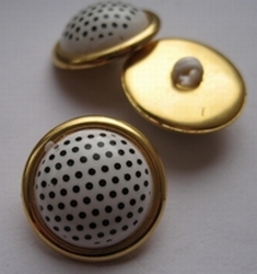 Gold-Knoop  21 mm