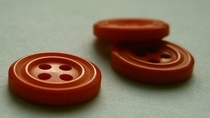R-knoop rood/oranje  13 mm