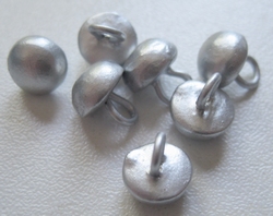 Schoenknoopje - zilver  9 mm
