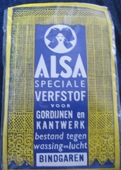 Alsa verfstof  12 cm x 7,5 cm