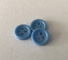 Knoopje - blauw  9 mm