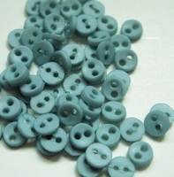 1 Miniknopf - blaugrün 4 mm