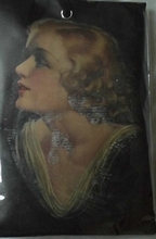 Geurzakje - Vrouw met hoed 17,5 x 11,5 cm