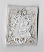 6 Monogrammen V.Z.. 4,5 x 2,5 cm
