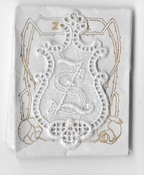 6 Monogrammen S.Z. 4,5 x 2,5 cm