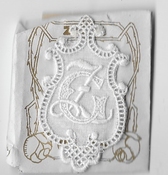 6 Monogrammen G.Z. 4,5 x 2,5 cm