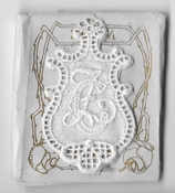6 Monogrammen C.Z. 4,5 x 2,5 cm