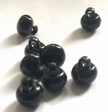 Knoopje-zwart 8 mm