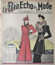 Le Petit Echo de la Mode 1936 35 x 29 cm