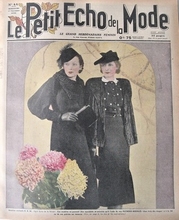 Le Petit Echo de la Mode 1936 35 x 29 cm