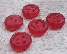 Knoop - rood 11 mm