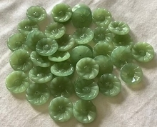 Glasknoop - groen 18 mm