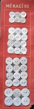 36  Parelmoerknoopjes - kaart 10 mm