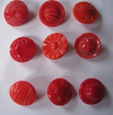 9 Glaskn&ouml;pfe 18 mm