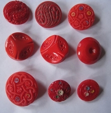 9 Glaskn&ouml;pfe 18 mm