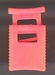 Koordsluiting - rose 32 x 18 mm