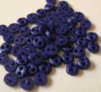 1 miniknoopje - donkerblauw 4,2 mm
