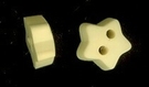 Knoopje - geel 6 mm