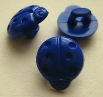 Lieveheerbeestje - blauw 11 mm