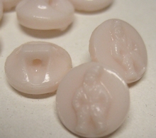Glasknoop - roze 11 mm