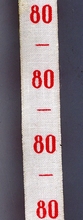 Band - Rot maat 80