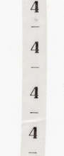 Band - schwarz maat 4