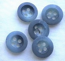 Knoopje- blauw 9 mm