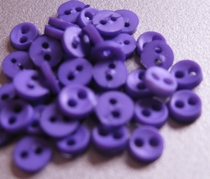 1 Miniknopf - violett 4 mm