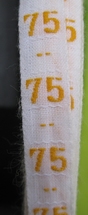 Band - Gelb maat 75