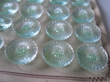 Glasknoop - groen 18 mm