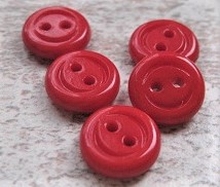 Knoop - rood 11 mm