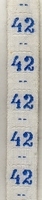 Band - blau maat 42