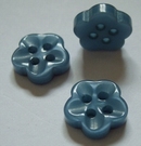Bloemknoop - blauw 10 mm