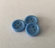 Knoopje - blauw 9 mm